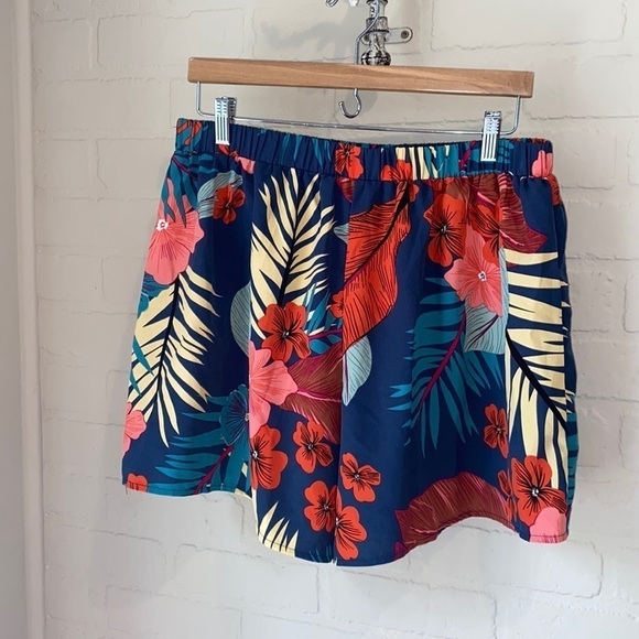 Shein tropical shorts 2xl curve floral pull on - Picture 5 of 5